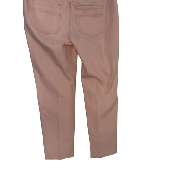 2/$30 Chicos size 0 Pink Straight-Leg Jeans - Picture 16 of 16
